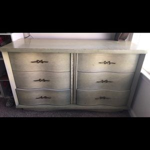 Used green dresser